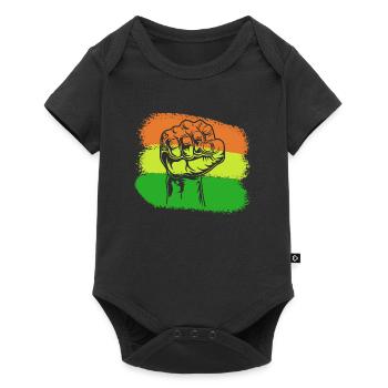 Black History Month Black Lives Matter Afrika - Baby Premium Kurzarmbody - Schwarz - Vorne