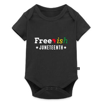 Juneteenth Black History Unabhängigkeit Afrika - Baby Premium Kurzarmbody - Schwarz - Vorne