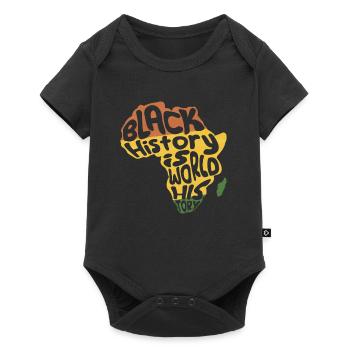 Black History is World History History Africa - Baby Premium short-sleeve bodysuit - black - Front