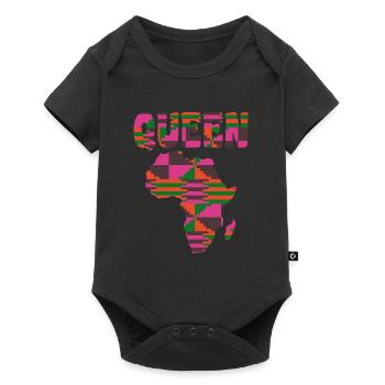 Africa African Queen Black Pride African Woman - Baby Premium short-sleeve bodysuit - black - Front