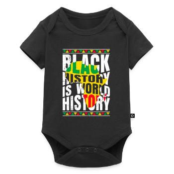 Black History is World History History Africa - Baby Premium short-sleeve bodysuit - black - Front