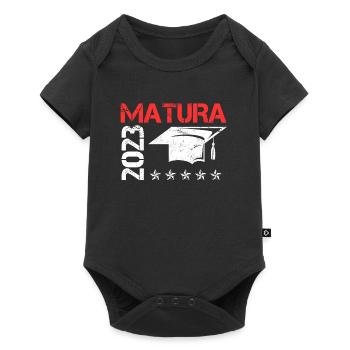 Matura 20203 Maturanten - Baby Premium Kurzarmbody - Schwarz - Vorne