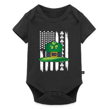 St. Patrick’s Day in USA Shenanigans - Baby Premium Kurzarmbody - Schwarz - Vorne