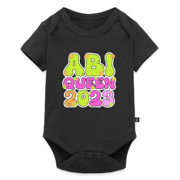 Abi Queen 2023 Abiturientin - Baby Premium Kurzarmbody - Schwarz - Vorne