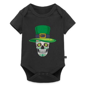 Irlande Saint-Patrick Irlandais - Body à manches courtes Premium Bébé - noir - Devant