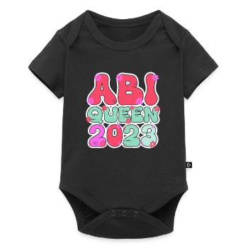 Abi Queen 2023 Abiturientin - Baby Premium Kurzarmbody - Schwarz - Vorne