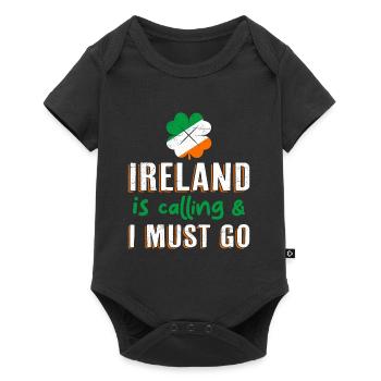 L’Irlande appelle - Je dois y aller Irlande Saint-Patrick - Body à manches courtes Premium Bébé - noir - Devant