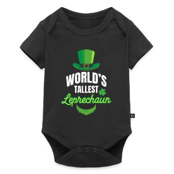 Le plus grand lutin irlandais de la Saint-Patrick au monde - Body à manches courtes Premium Bébé - noir - Devant