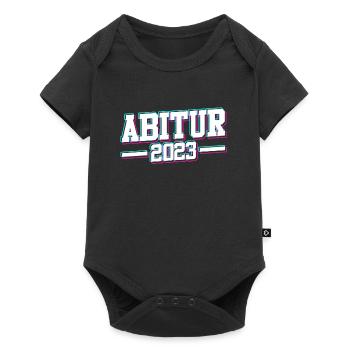 Abi 2023 Abitur Abiturienten - Baby Premium Kurzarmbody - Schwarz - Vorne