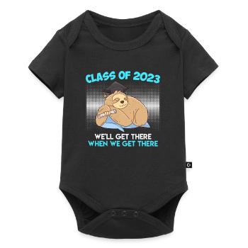 Matura 2023 class of 2023 - Baby Premium short-sleeve bodysuit - black - Front