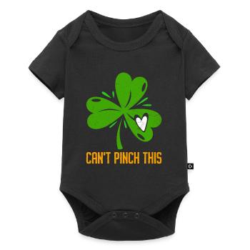 Can't Pinch this Clover St. Patrick's Day - Baby Premium short-sleeve bodysuit - black - Front