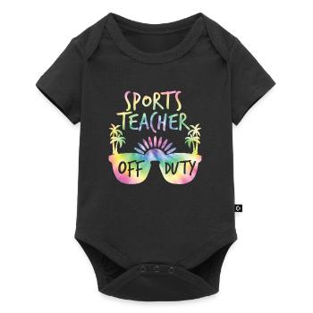 Holidays Sports Teacher Out of Service Sports Teacher - Baby Premium short-sleeve bodysuit - black - Front