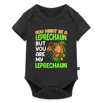 Tu es mon lutin de la Saint-Patrick - Body à manches courtes Premium Bébé - noir - Devant
