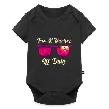 Éducateur de maternelle préscolaire enseignant en congé - Body à manches courtes Premium Bébé - noir - Devant