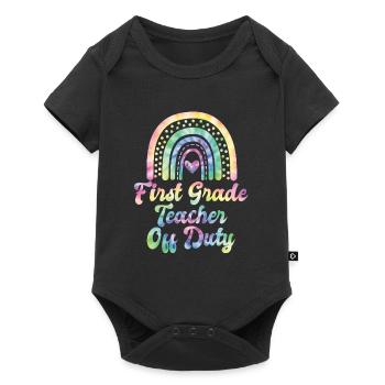 Class Teacher First Class off duty Holiday Teacher - Baby Premium short-sleeve bodysuit - black - Front
