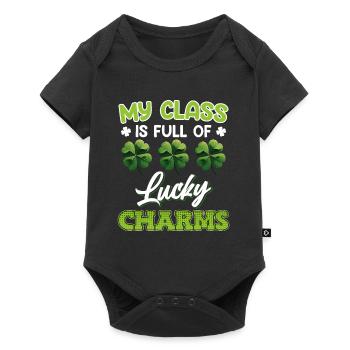 My class is full of lucky charms - Baby Premium short-sleeve bodysuit - black - Front