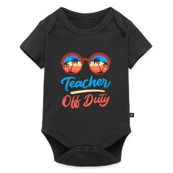 Enseignant en congé Lehrerin außer Dienst Lehrer - Body à manches courtes Premium Bébé - noir - Devant