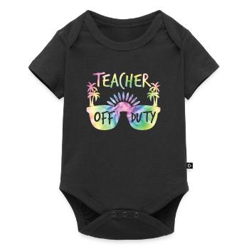 Teacher off duty teacher School holiday teacher - Baby Premium short-sleeve bodysuit - black - Front