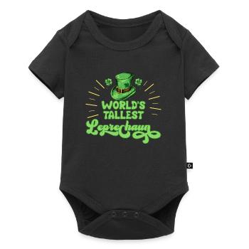 Le plus grand grand grand ami du lutin du monde - Body à manches courtes Premium Bébé - noir - Devant
