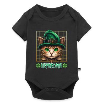 Chats de la Saint-Patrick Lutins Chatons - Body à manches courtes Premium Bébé - noir - Devant