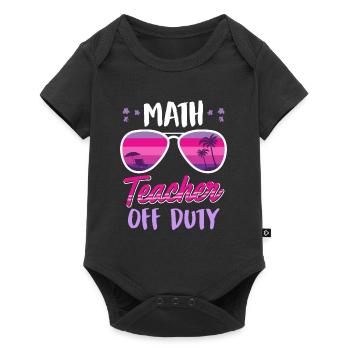 Math teachers off duty on holiday Math teachers - Baby Premium short-sleeve bodysuit - black - Front