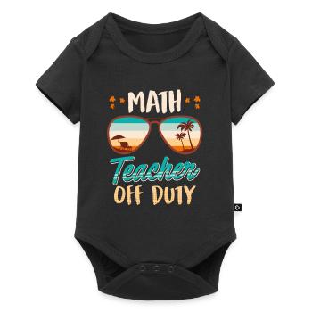 Math teachers off duty on holiday Math teachers - Baby Premium short-sleeve bodysuit - black - Front