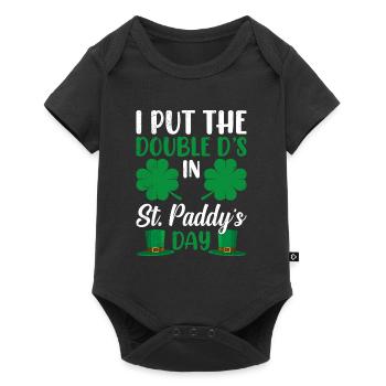 St. Paddys Day Double D's St. Patrick's Day - Baby Premium short-sleeve bodysuit - black - Front