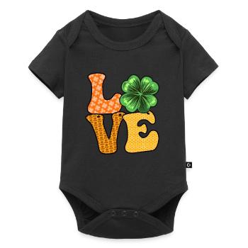 Les Irlandais adorent la Saint-Patrick - Body à manches courtes Premium Bébé - noir - Devant