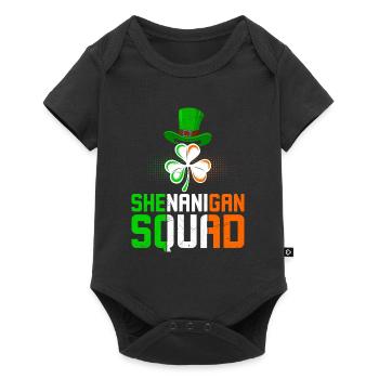 Escouade de trèfle Shenanigan Escouade de la Saint-Patrick - Body à manches courtes Premium Bébé - noir - Devant