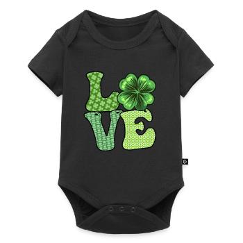Les Irlandais adorent la Saint-Patrick - Body à manches courtes Premium Bébé - noir - Devant