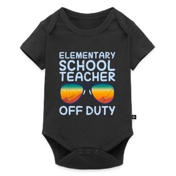Holiday Primary School Class Teacher Off Duty Teacher - Baby Premium short-sleeve bodysuit - black - Front