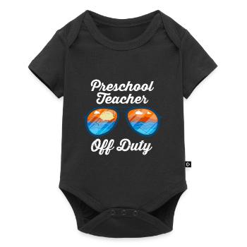 Preschool Kindergarten Educator Off Duty Teacher - Baby Premium short-sleeve bodysuit - black - Front