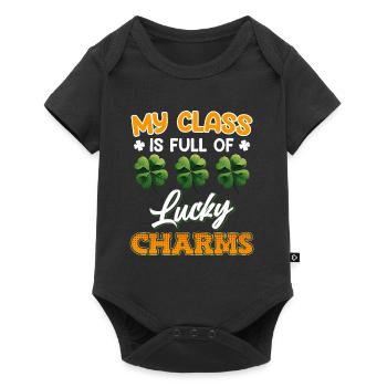 My class is full of lucky charms - Baby Premium short-sleeve bodysuit - black - Front
