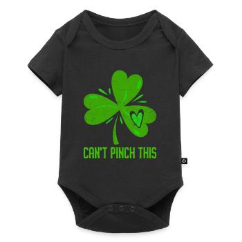 Can't Pinch this Clover St. Patrick's Day - Baby Premium short-sleeve bodysuit - black - Front