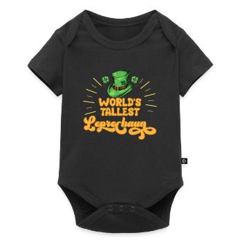 Le plus grand grand grand ami du lutin du monde - Body à manches courtes Premium Bébé - noir - Devant
