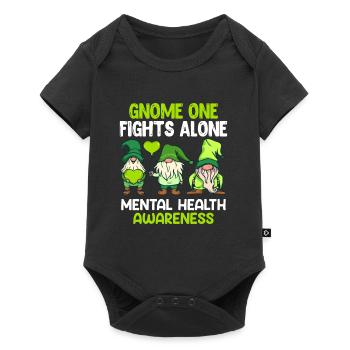 Santé mentale geistige Gesundheit Awareness - Body à manches courtes Premium Bébé - noir - Devant