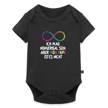 Autisten ADHS ADHD Autismus Jugendliche - Baby Premium Kurzarmbody - Schwarz - Vorne