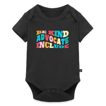 Soyez gentil Conscience Acceptation handicap Inclusion - Body à manches courtes Premium Bébé - noir - Devant
