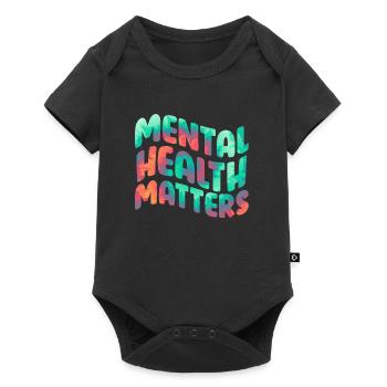 Mentale Health Matters Awareness Mentale - Baby Premium short-sleeve bodysuit - black - Front
