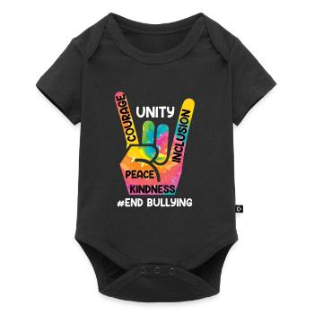 Stop Bullying Awareness and Solidarity for - Baby Premium short-sleeve bodysuit - black - Front