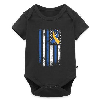 Down Syndrome Awareness Loop Variety and - Baby Premium short-sleeve bodysuit - black - Front