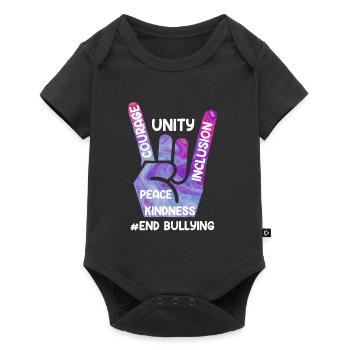 Stop Bullying Awareness and Solidarity for - Baby Premium short-sleeve bodysuit - black - Front