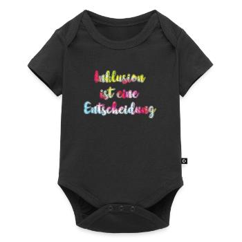 L’inclusion est une acceptation de décision - Body à manches courtes Premium Bébé - noir - Devant
