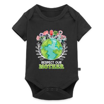 Save the Earth Environmentalists Mother Earth - Baby Premium short-sleeve bodysuit - black - Front