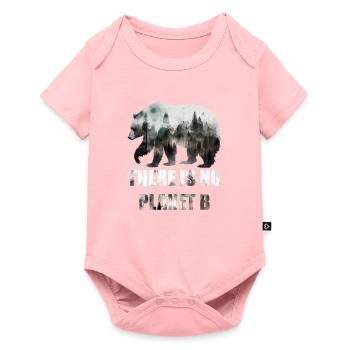 There is no Planet B Earth Day Mission Erde - Baby Premium short-sleeve bodysuit - rose - Front