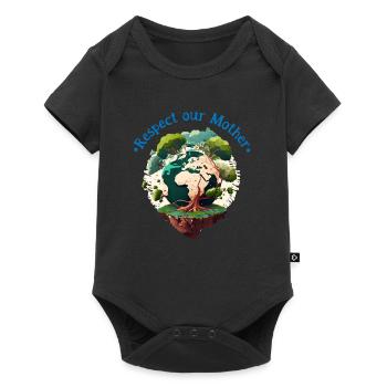 Jour de la Terre Amour de l’environnement Protection du climat Nature - Body à manches courtes Premium Bébé - noir - Devant