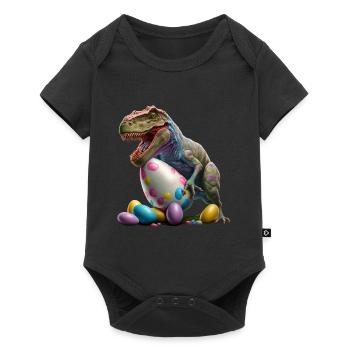 Easter Bunny Easter Dino Egg Easter Eggs Easter Friend - Baby Premium short-sleeve bodysuit - black - Front
