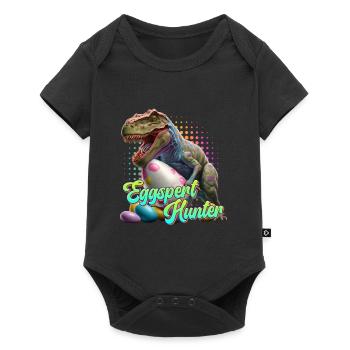 Eggspert Egg Hunt Dinosaur Easter Eggs - Baby Premium short-sleeve bodysuit - black - Front
