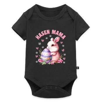 Bunnies Mama Rabbit Easter Bunny Easter Friends Easter - Baby Premium short-sleeve bodysuit - black - Front