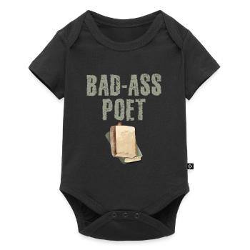 Bad-ass Poets Poésie et poèmes Poète - Body à manches courtes Premium Bébé - noir - Devant